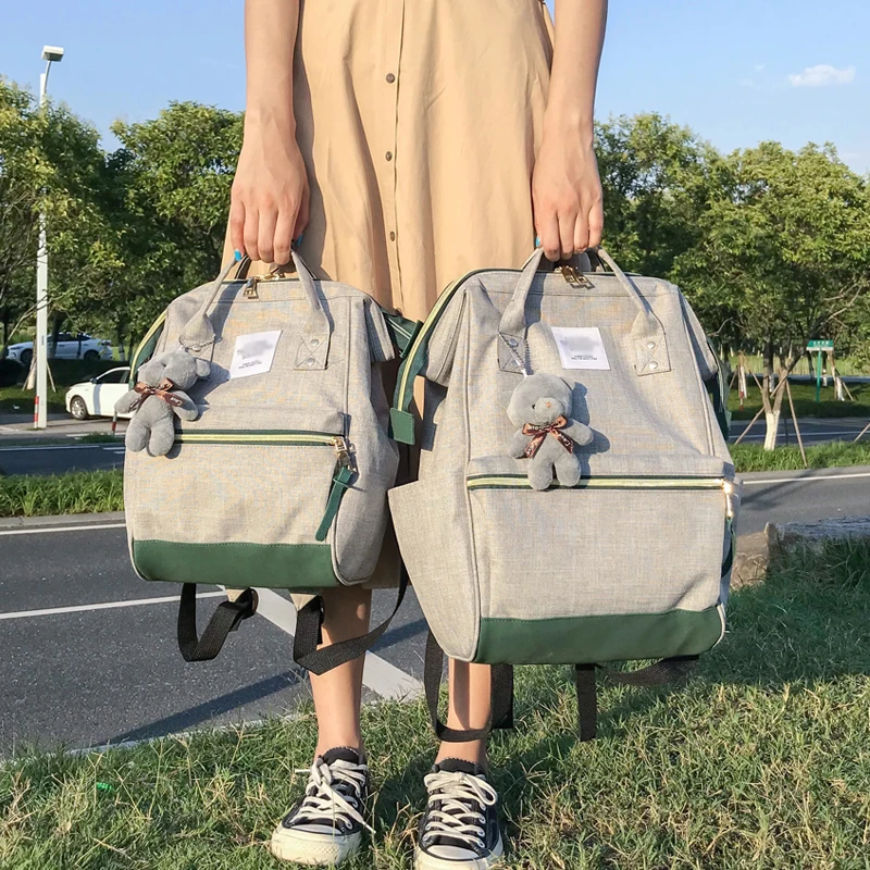 Japan Harajuku Style Women Canvas Backpack Girls School Bags Travel Bag For Students 2019 Bagpack Large Capacity | Багаж и сумки