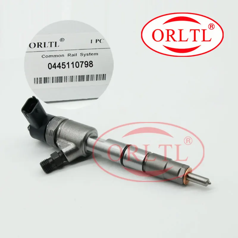 

ORLTL 0 445 110 798 New Fuel Injection 0445110798 Common Rail Diesel Injector Assy 0445 110 798 Common Rail Injectors Assy