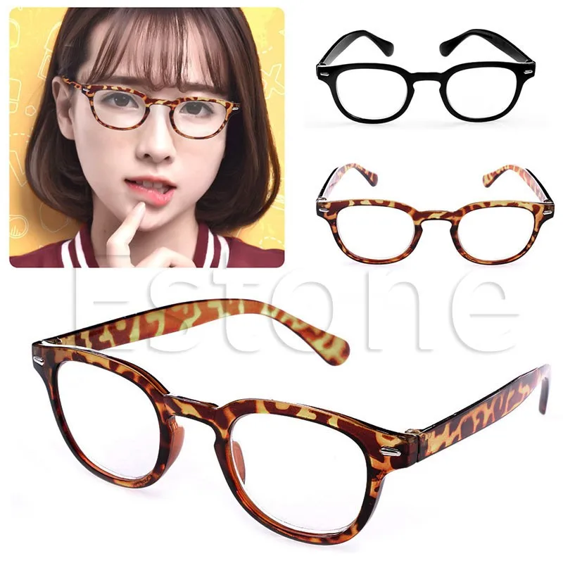 

Очки для чтения в круглой оправе, в стиле ретро, с леопардовым принтом, черные, от + 1 до + 4