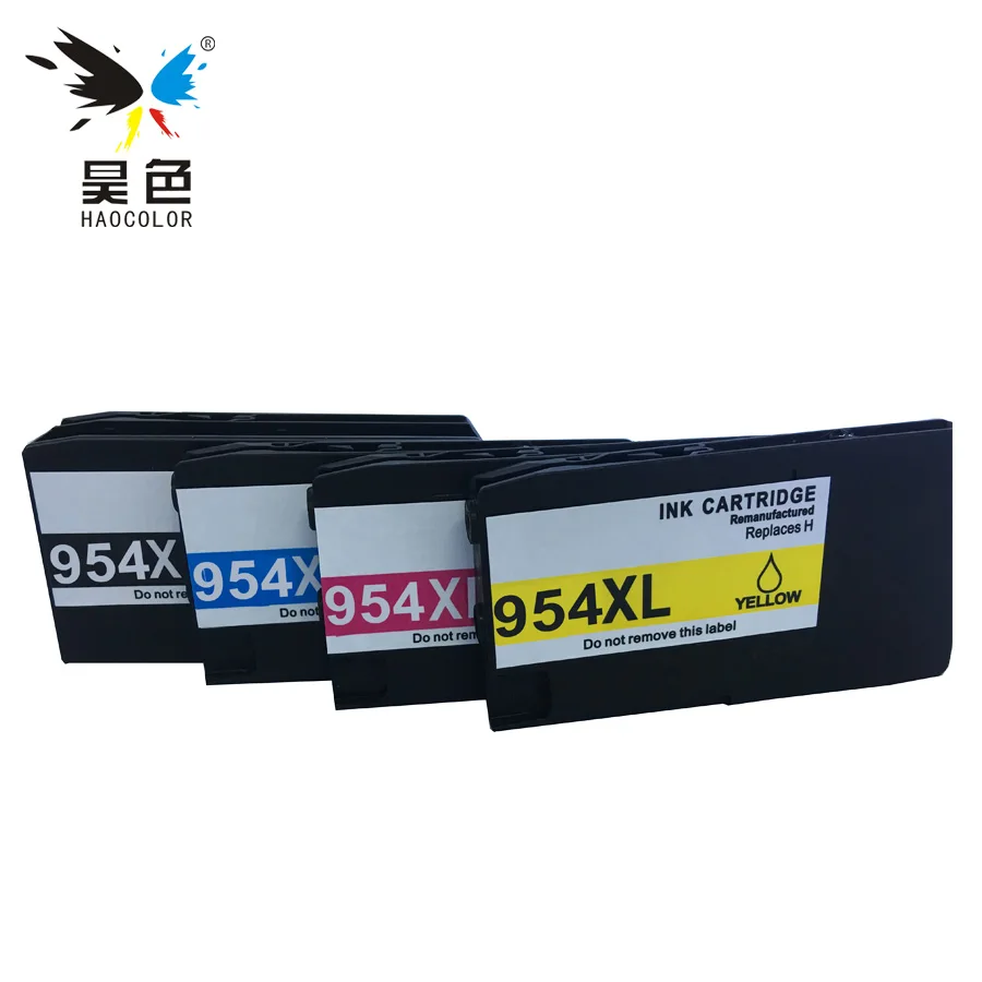 HAOCOLOR для HP 954xl 954XL 954 Восстановленный картридж принтера OfficeJet Pro 8210 8710 8720 8730 все в