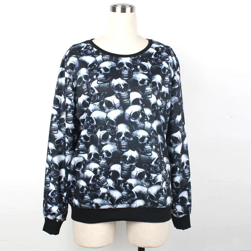 

Halloween Costume Women T Shirt Autumn Winter Clothing Blusa Vintage Body Top Tee Long Sleeve Female T-Shirt Camisetas Mujer