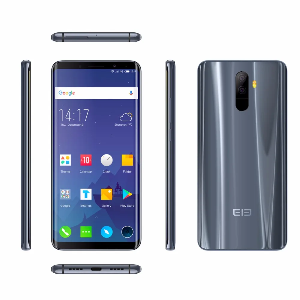 Elephone U MTK6763 Octa Core Android 7 1 сотовый телефон 5 99 &quot18:9 смартфон 6 ГБ оперативная память 128