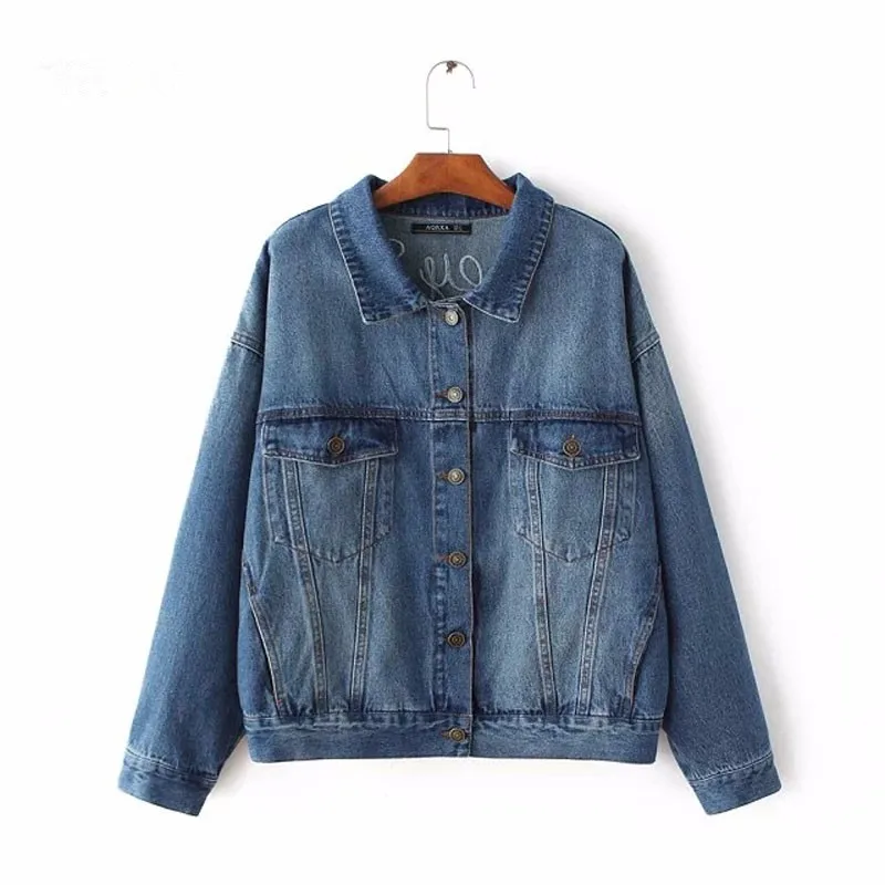 Olgitum куртка 2017 весна осень женский пиджак повседневная двойной карман украшены