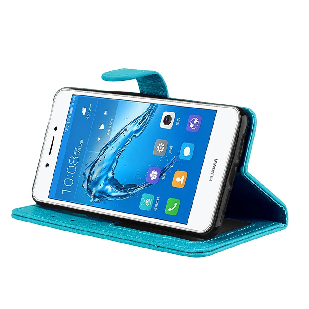 Чехол Кошелек для Huawei Enjoy 6 s Nova Smart откидной из искусственной кожи чехлы подставки