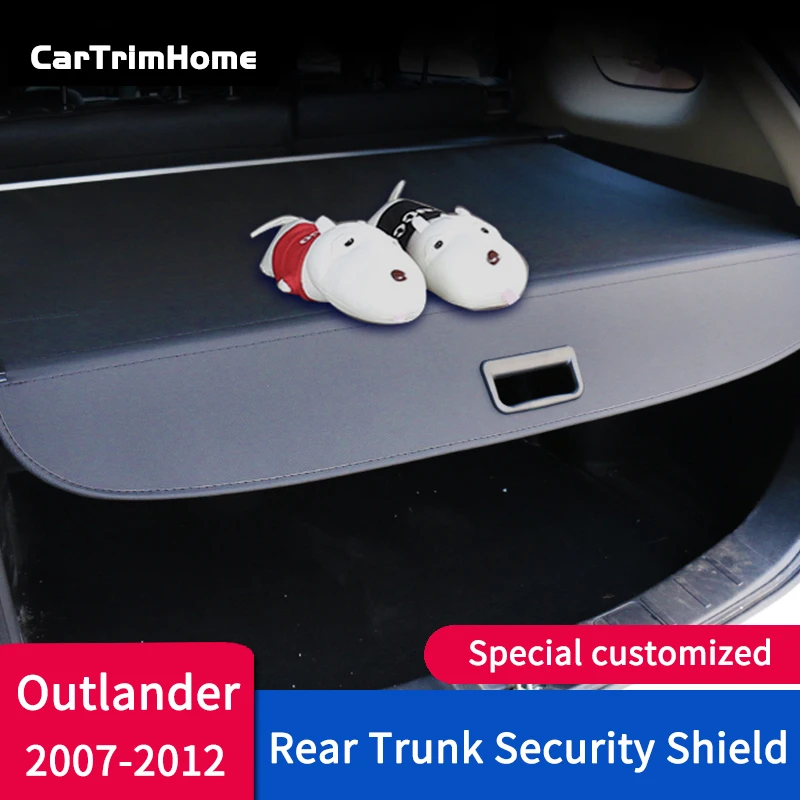 

Аксессуары для Mitsubishi Outlander, внутренняя Выдвижная задняя багажная Накладка для багажника