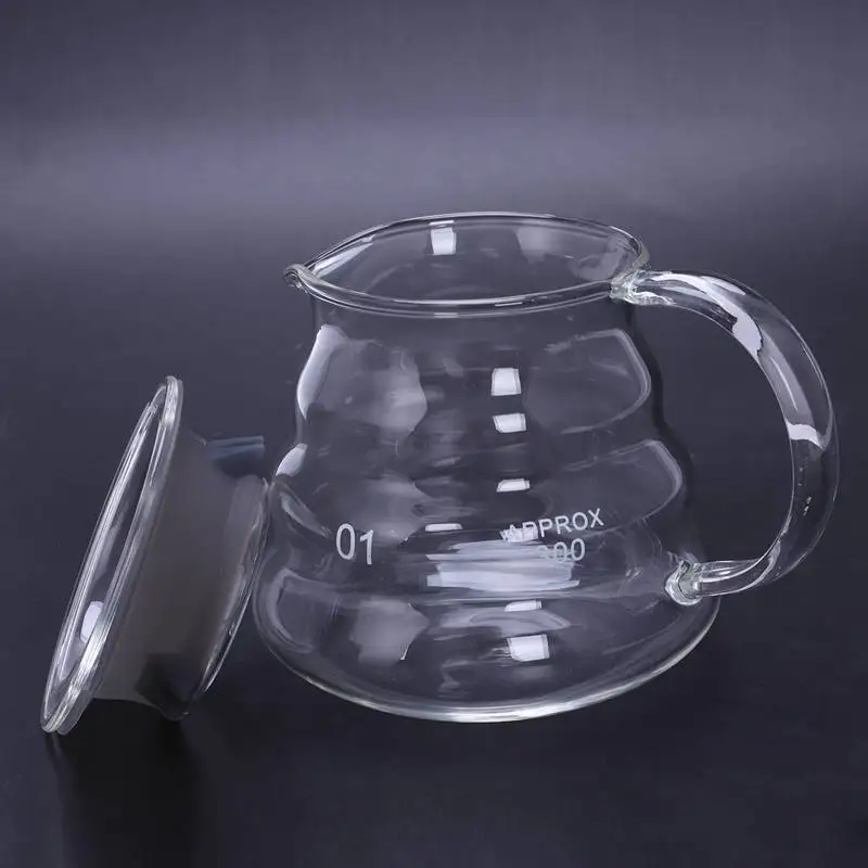 Новый V60 Pour Over Glass Range кофе сервер Carafe капельного чайник Brewer Barista Percolator Clear | Дом и