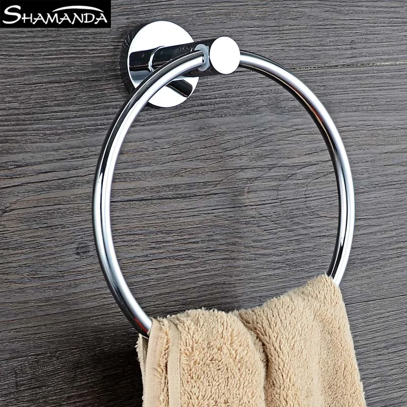 Новинка бесплатная доставка Твердый латунный ХРОМ круглый держатель для