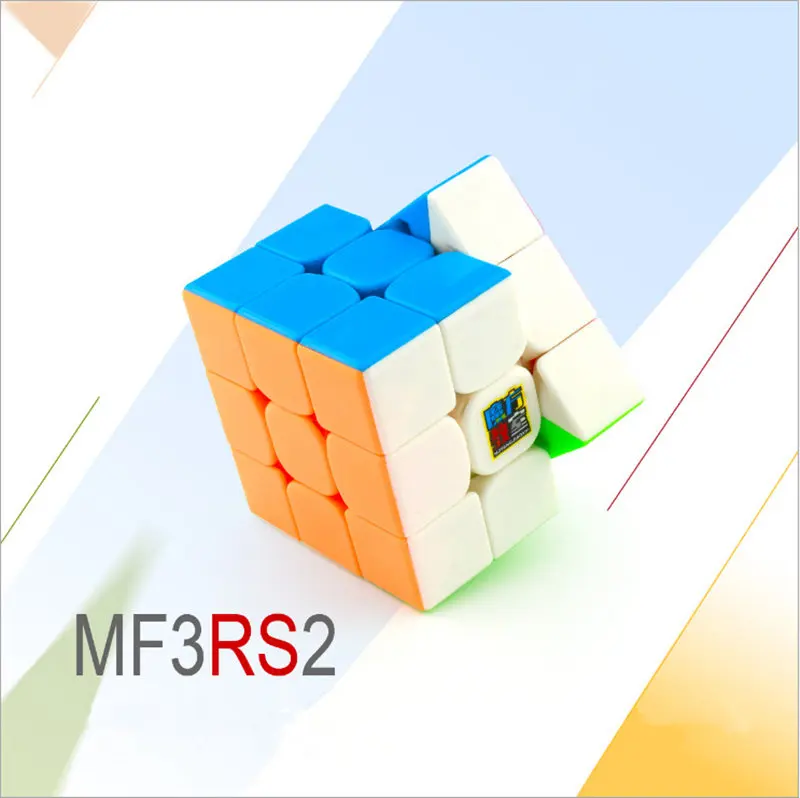 Stickerless 3 Слои MF3RS2 кубик рубика 3x3x3 куб Magic Cube V2 черный/Stickerless головоломки Cube игрушки для детей 5,7*5,7 см размер - Цвет: Stickerless