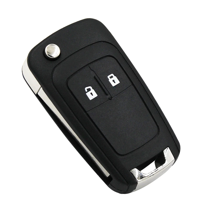 Кнопка 2/3/4 новый складной ключ без ключа для Chevrolet 433 МГц ID46 Chip HU100 Uncut Balde (после