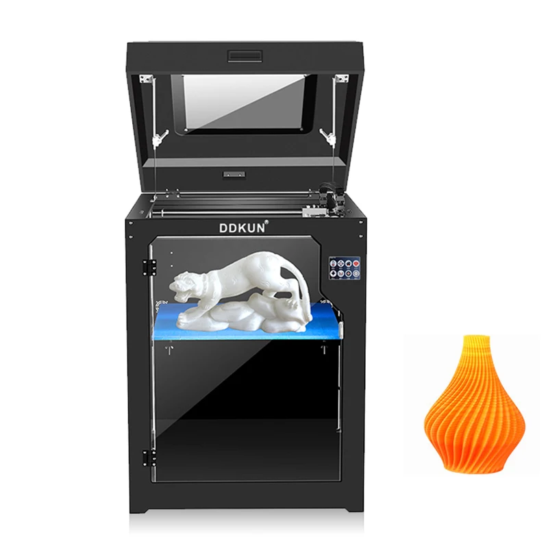 360x400x500mm 3D Printer Dual Extruder + nozzle Two Color Printing 3d With 1KG ABS or PLA Filament As Gifts | Инструменты