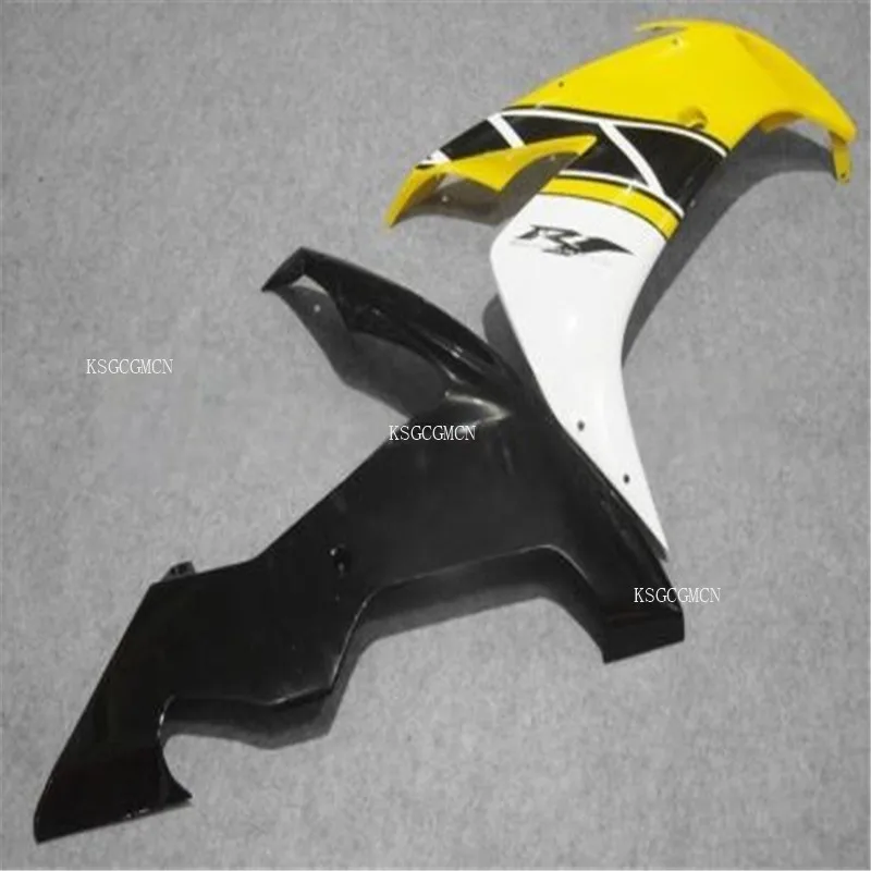 Комплект обтекателей мотоцикла для Yamaha YZF R1 2004 2005 2006 желтый черный корпус рабочие части обтекатели комплект YZFR1 04 05 06