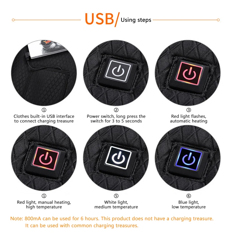 Модный дизайн для мужчин женщин зимние Инфракрасный USB Отопление жилет Гибкая одежда для спорта пеший туризм