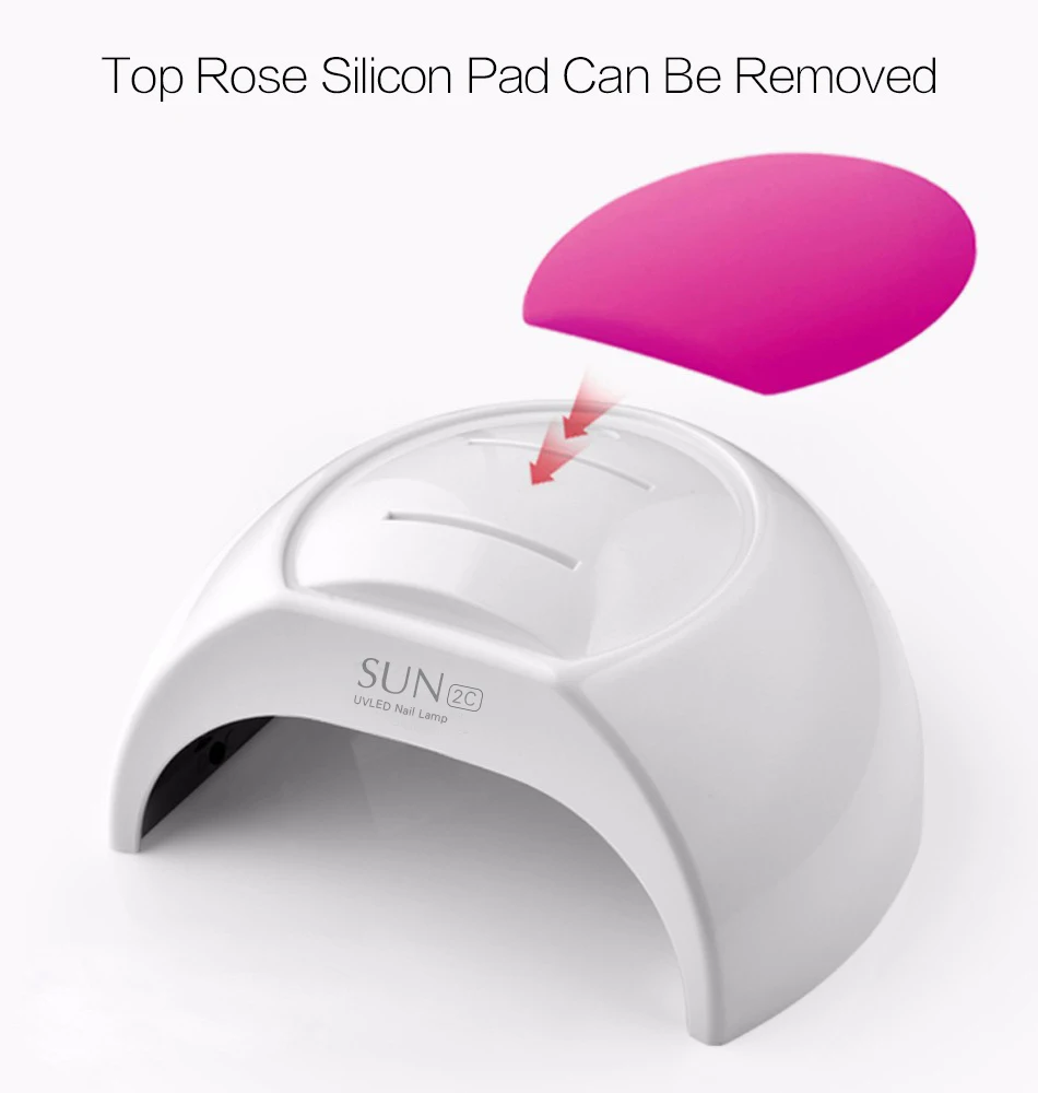 

HOT SUN 2C LED Nail Lamp for Manicure 48W Nail Dryer Machine UV Lamp For All UV Gel Nail Polish With Motion Sensing LCD Display