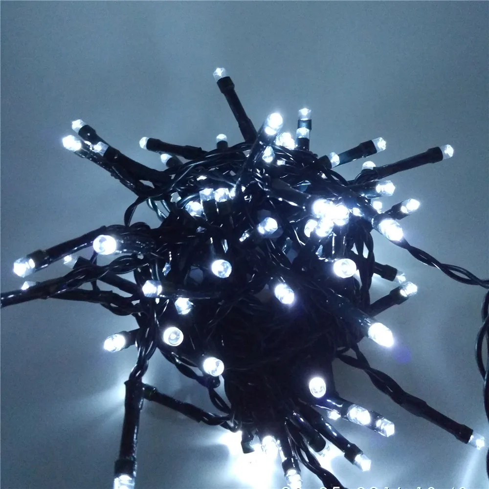 Солнечная Рождественские Огни 4.8 М-22 М LED Фея Свет Шнура для Открытых Садов Дома