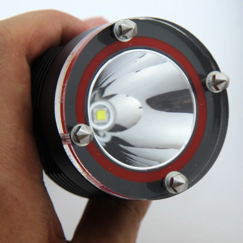 Фонарик для дайвинга 5000 люмен светодиодный водонепроницаемый 100 м|diving flashlight led|led