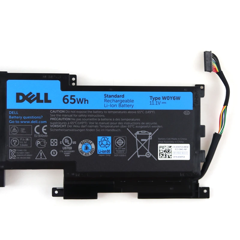 Оригинальный аккумулятор для ноутбука Dell Latitude XPS 15 L521X WOY6W 9F233 3NPC0 W0Y6W 11 1 В