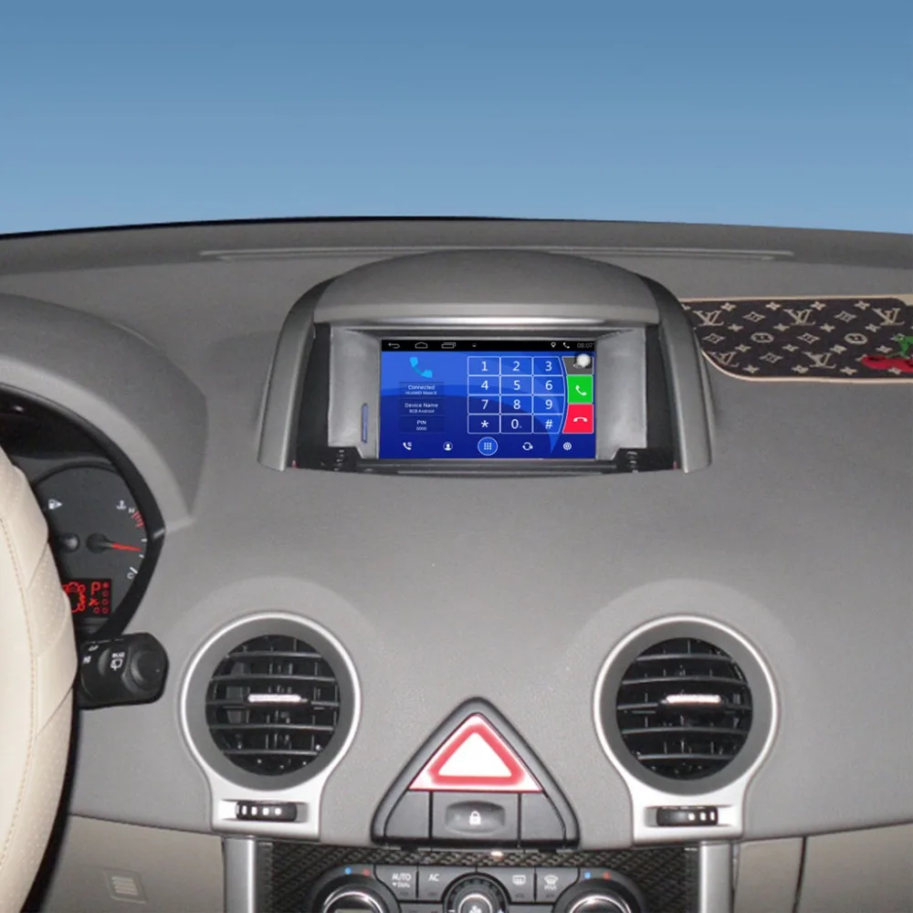 6 2 дюймов Android 7 1 автомобиля GPS навигации для Renault Koleos видео плеер Bluetooth обновленная