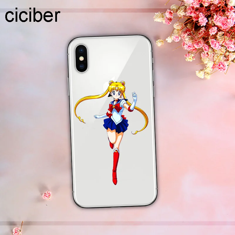 ciciber Cute Sailor Moon Cat Soft Silicon Phone Cases Cover For iPhone 11 Pro Max 2019 XR X XS 7 6 8 6s Plus 5S SE Fundas |