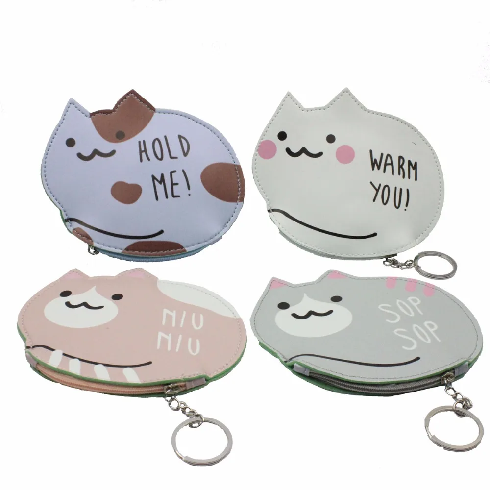 

M007 Women Purses Cute Cats Bears Fruits Carrots A Small Coin Bag Key Buckle Many Styles For You To Choose From