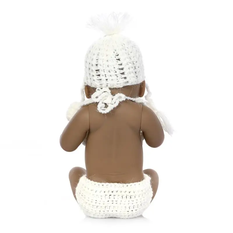 Реальная кукла Otarddolls 28 см черные куклы 10 дюймовая младенец силиконовая полностью