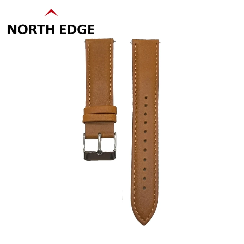 Ремешок для часов North Edge R1 R2 ремешок из натуральной кожи с стальной пряжкой 20 мм