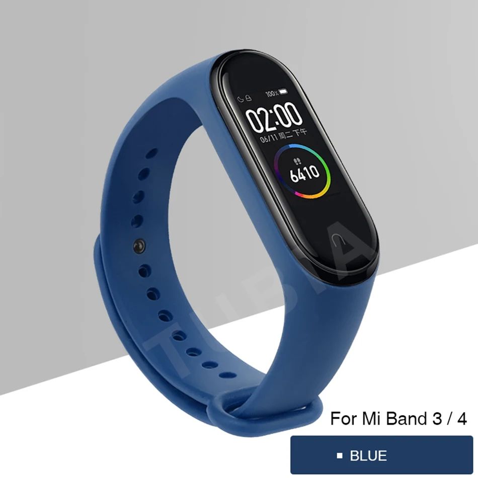 Mi Band 4 3 ремешок на запястье для Xiaomi Mi Band 3 4 Браслет Силиконовый Miband 3 4 NFC Correa аксессуары Smart Mi4 протектор
