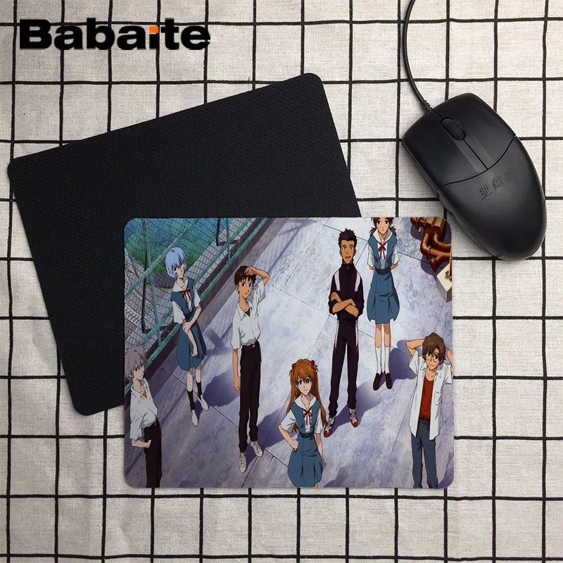Babaite заказной кожи Neon Genesis Evangelion прочный резиновый коврик для мыши Размер для 18x22 см 25x29 см резиновые коврики для мыши