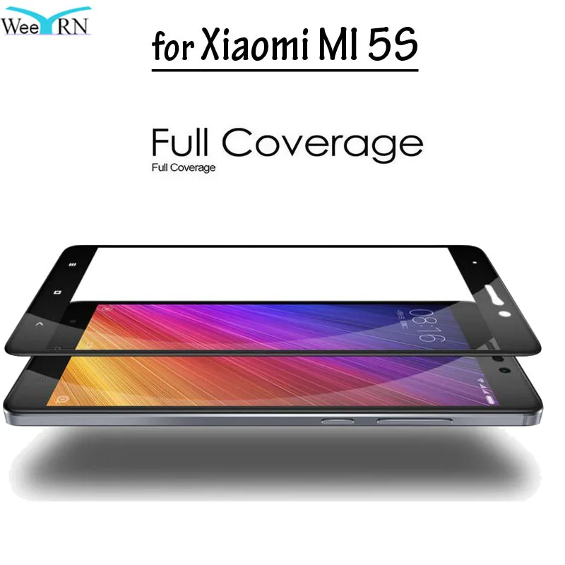 Твёрдость 9H защитное стекло на для сяоми mi 5s полноэкранное ксиоми Ми5с ми 5S 2.5D