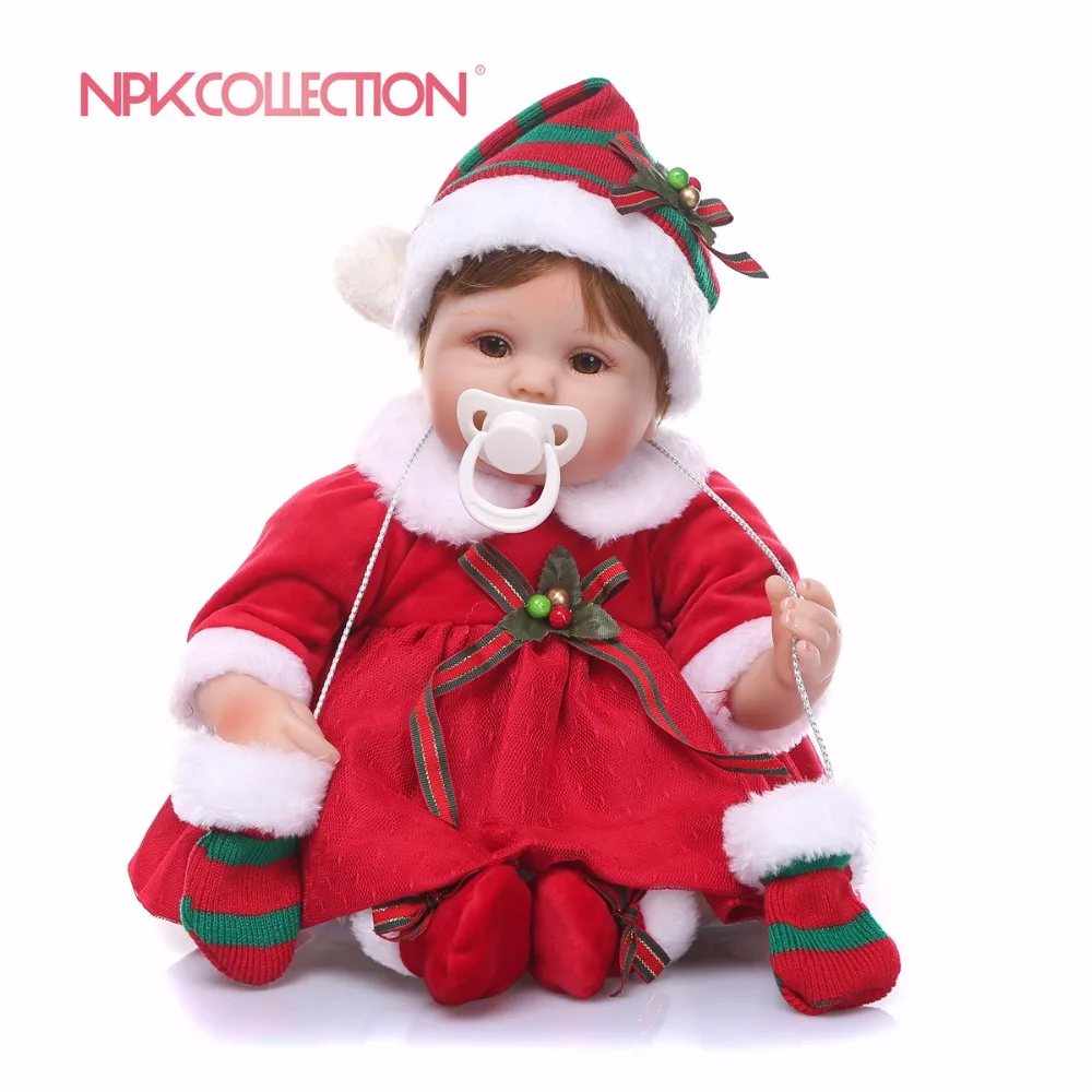 NPKCOLLECTION 2018 силиконовая кукла новорожденный малыш детский Playmate подарок для