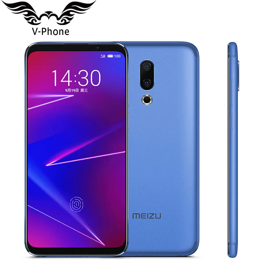 Meizu 16, Meizu 16x, мобильный телефон, 6 дюймов, Восьмиядерный процессор Snapdragon 710, 6 ГБ, 128 ГБ, Android, 20 МП, отпечаток пальца, полный экран, 4G, глобальная ПЗУ, телефон