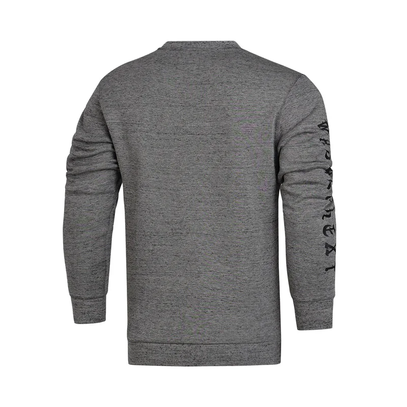 Li Ning мужской баскетбольный свитер серии BAD FIVE обычный крой 66% хлопок 34% полиэстер