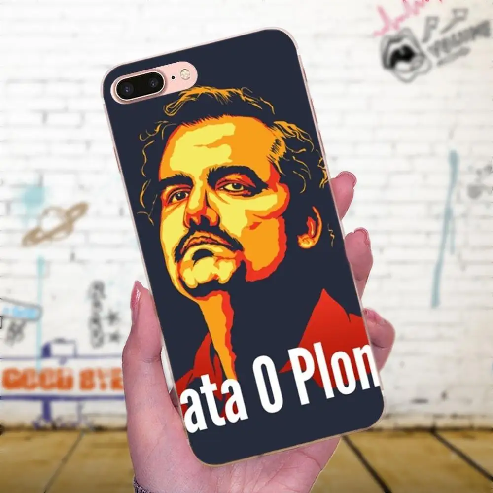 Привести Narcos Pablo Escobar верхний для Huawei Mate 7 8 9 10 20 P8 P9 P10 P20 P30 Lite Plus Pro 2017 мягкий