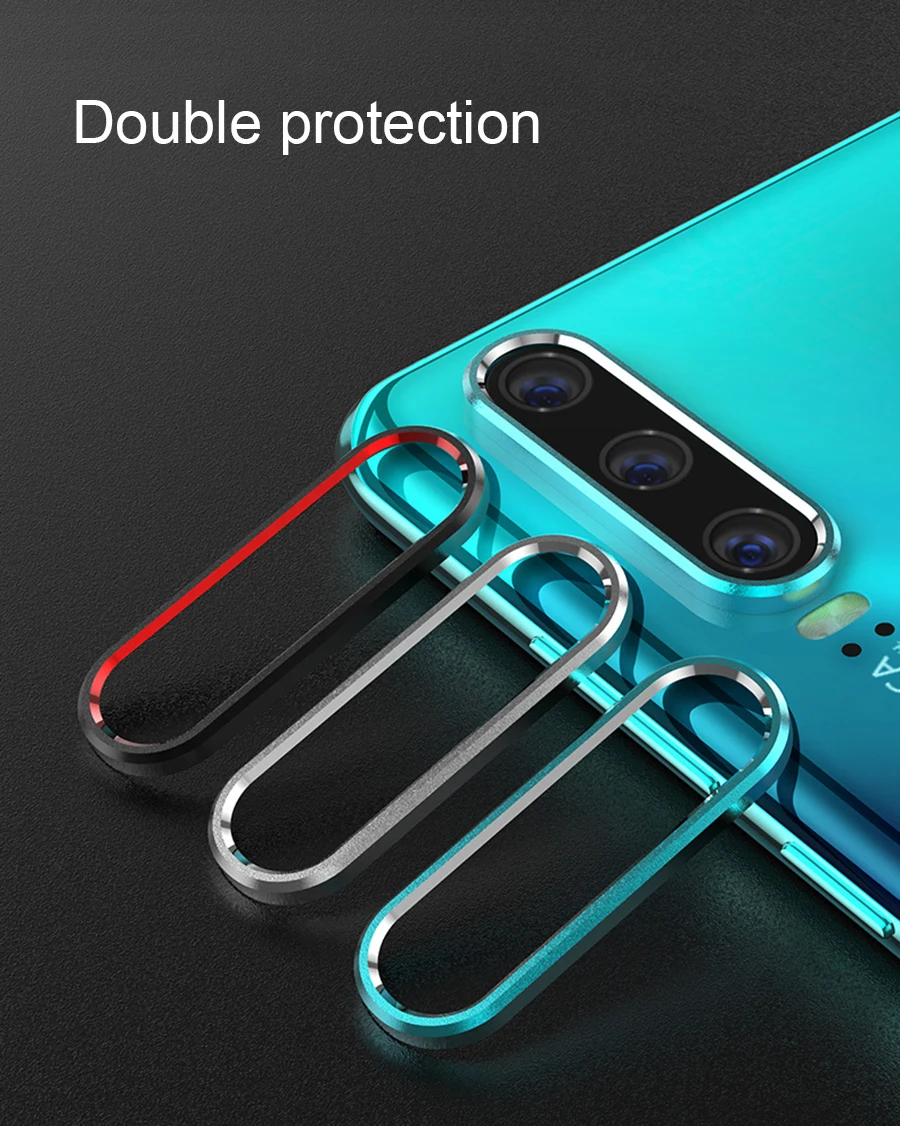 Защитное стекло для камеры huawei P20 P30 Pro, закаленное стекло+ металлическое защитное кольцо для объектива камеры заднего вида, полное покрытие для huawei P20