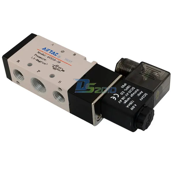 Хорошее качество 3/8 &quotDC 24V 5 way 2 позиционный пневматический Электрический