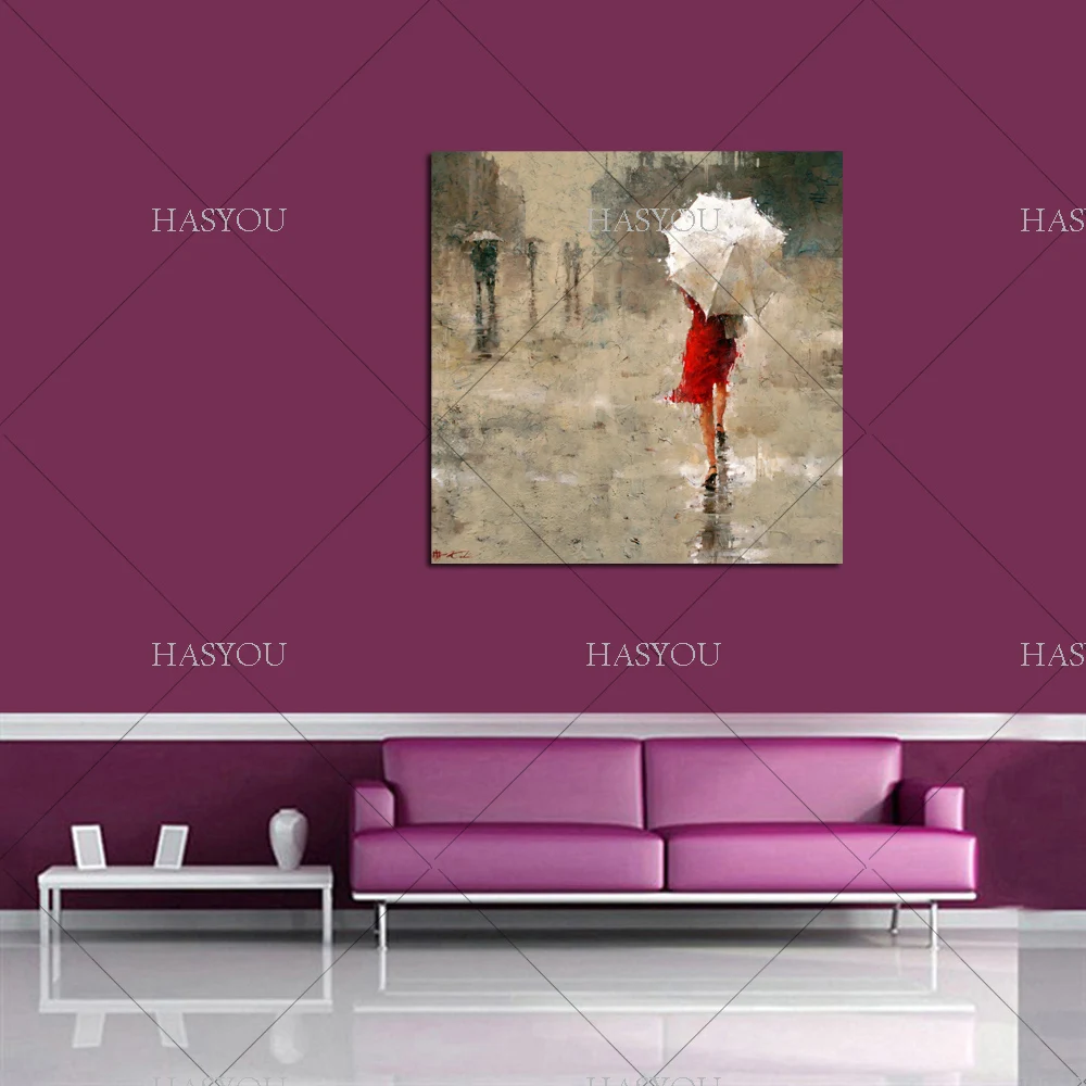 Настенная живопись ручной работы красивый порог домашняя женская современная