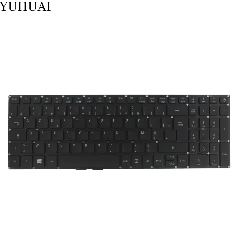 Новая Французская клавиатура для ноутбука ACER Aspire E15 E5 576 576G 5762 FR Клавиатура с