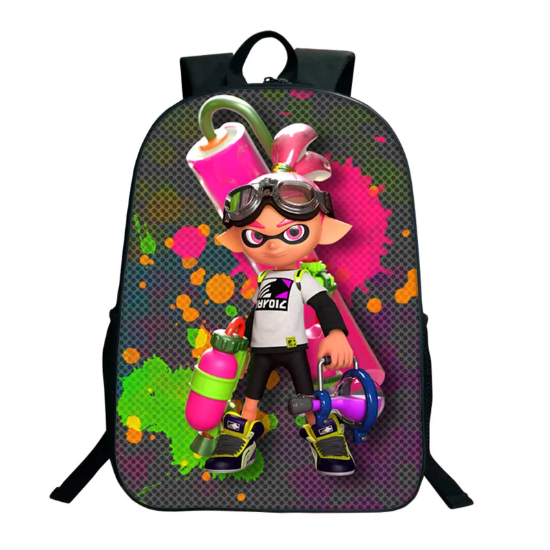 16 дюймов Splatoon 2 Рюкзаки для подростков повседневные мужские женские дорожные сумки на плечо Splatoon сумки для детей подарок на день рождения - Цвет: 20