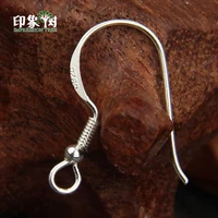 10pcs 925 sterling silver earring hooks handmade diy leverback earwire components anti allergy earring hook jewelry makings 857