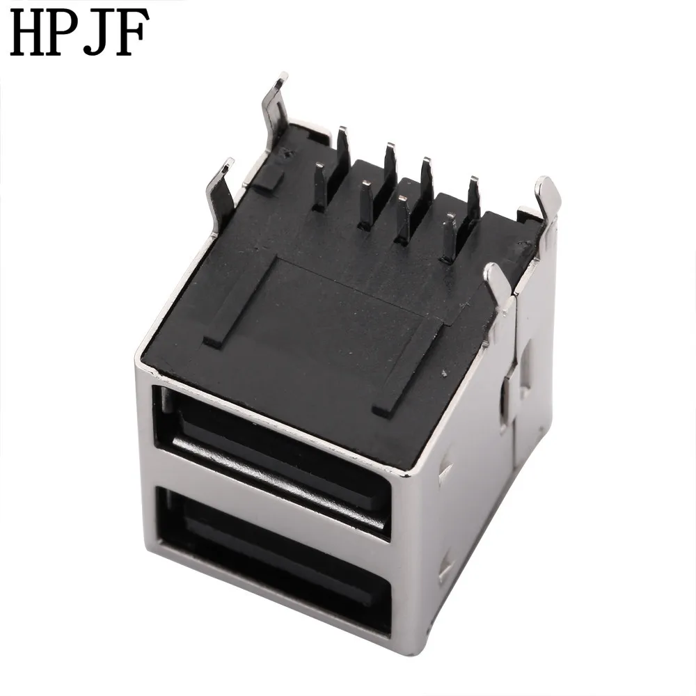 2 шт./лот двойной USB тип А гнездо 8 контактов разъем все включено|connector socket|connector