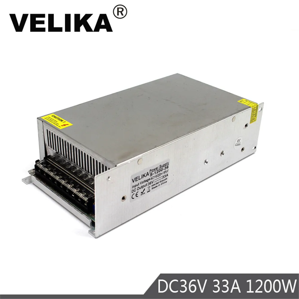 Блок питания с одним выходом 1200 Вт 36 В 33 А 110 220 переменного тока|switch power|switching power