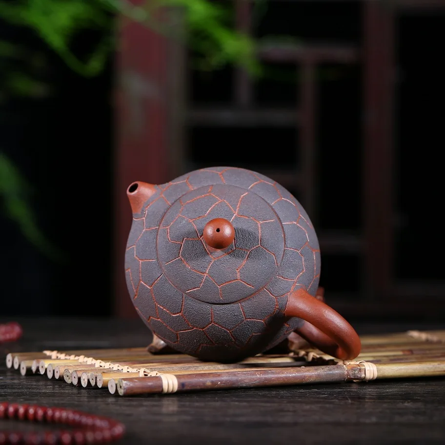 Фиолетовый Zisha чайник Yixing raw kung fu с мороженым Xi Shi традиционный ручной работы для