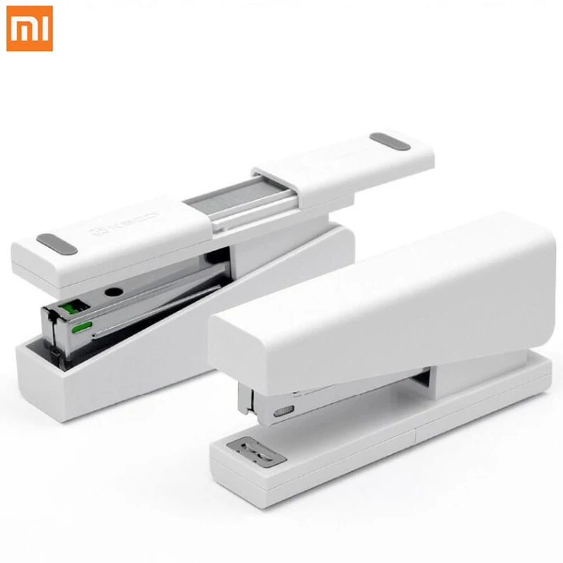 Youpin Mijia Kaco LEMO степлер 24/6 26/6 с 100 шт скобы для бумажных офиса школы умный дом