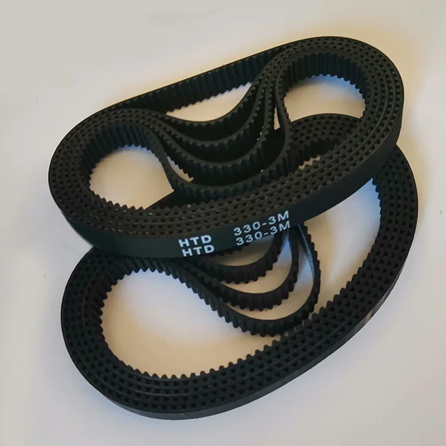 2PCS/lot Timing Belt HTD3M 3M 330 length 330mm Teeth 110 closed loop rubber Drive width 6mm/9mm/10mm/12mm/15mm | Обустройство дома