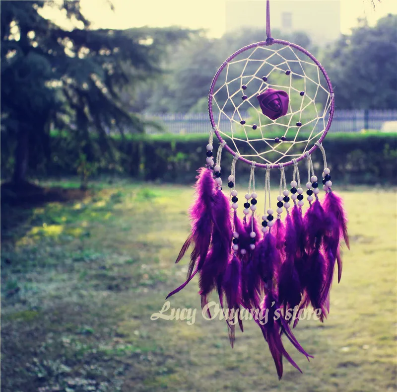 Художественный новый модный подарок большой горячий фиолетовый Ловец снов