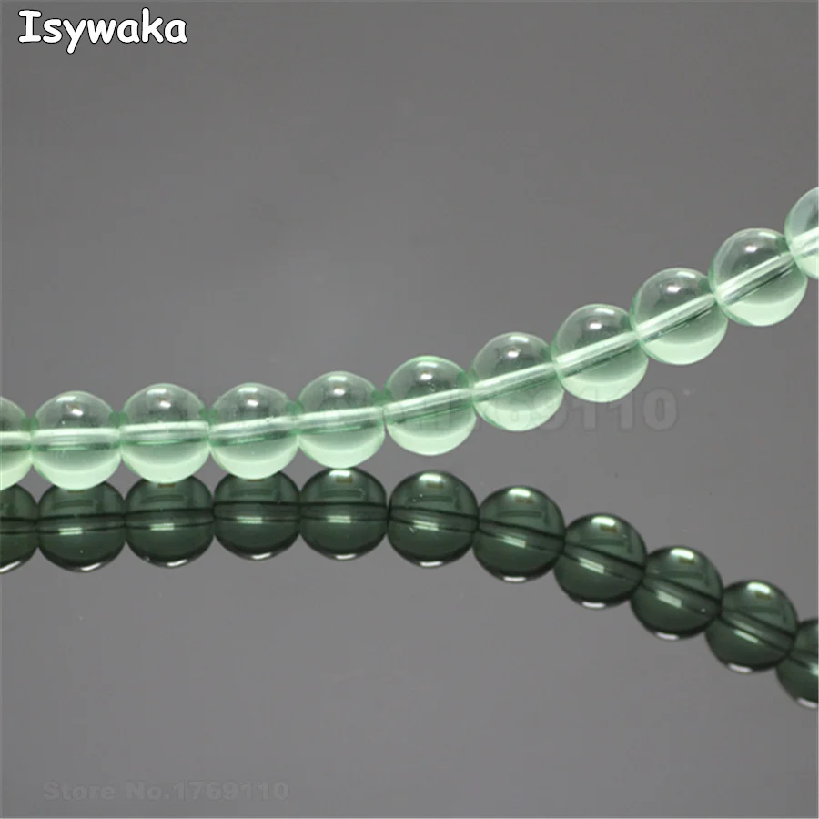

Прозрачные бусины Isywaka светильник светло-зеленого цвета, 60 шт., 10 мм, круглые, гладкие стеклянные бусины, россыпью, для самостоятельного изго...