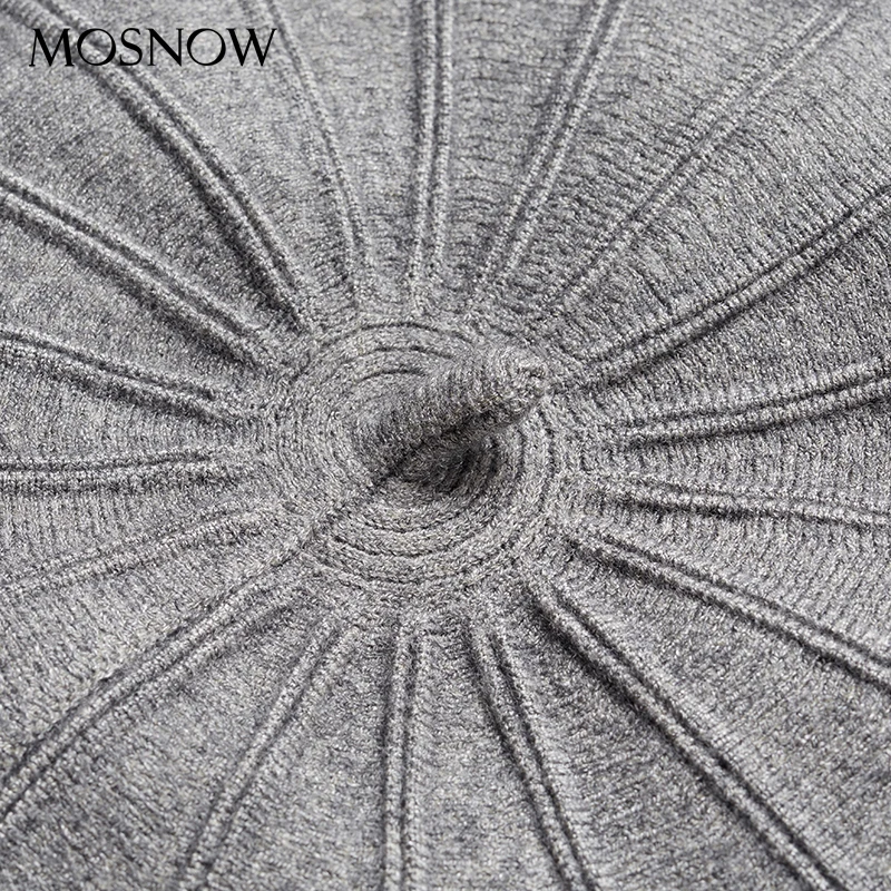 Зимние береты для женщин винтажные шерстяные вязаные шапки Женские Простые в