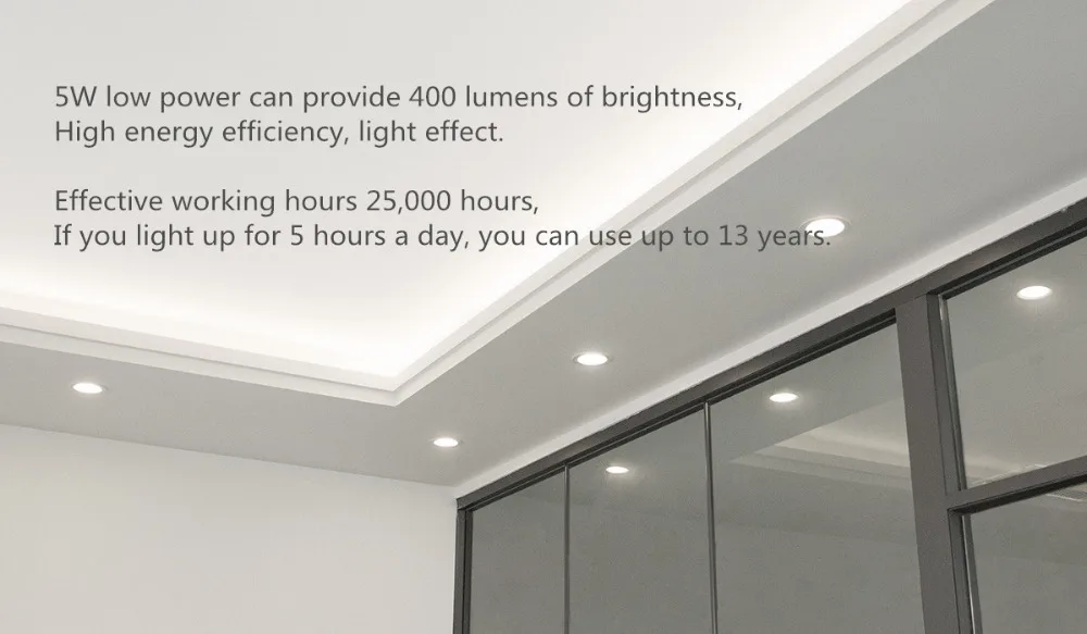 [Хит] xiaomi Yeelight светильник Теплый желтый/холодный белый Круглый Встраиваемый светодиодный потолочный светильник для xiaomi smart home kit
