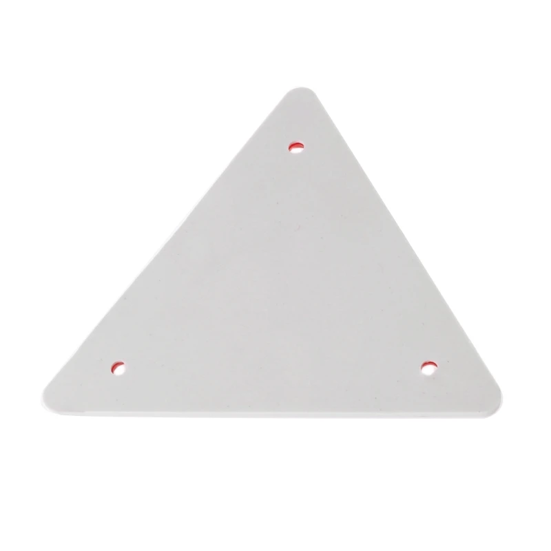 

2 Pcs Triangle Warning Reflector Alerts Safety Plate Rear Light Trailer Fire Truck Car