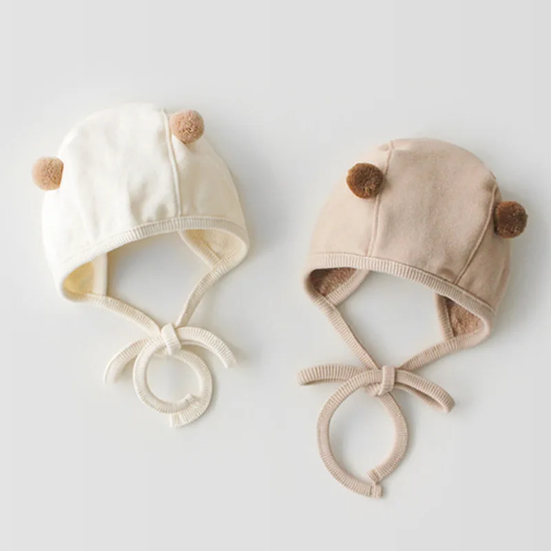 0-3T Kids Rompers cute bear sleeveless girls rompers 2019 spring&ampautumn infant boys&ampgirls baby strap cotton hat 2Pcs clothes |