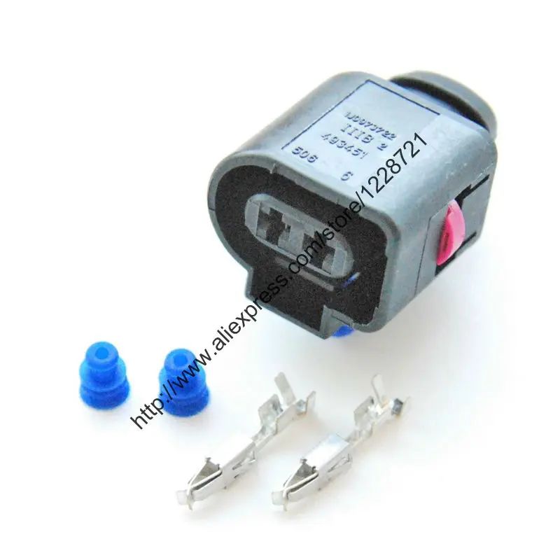 10 компл./лот 2 Pin Герметичный Женский заглушка JPT автомобильный проводной разъем 1J0973722 1J0 973 722 для AUDI VW Skoda Passat VAG group